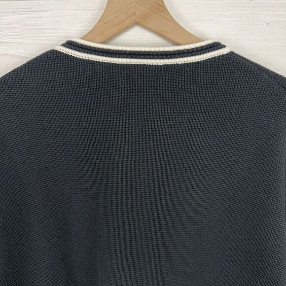 J.Crew Emilie Sweater Lady Jacket Women 3X Black w/ Contrast Trim Pockets Office - Picture 9 of 15